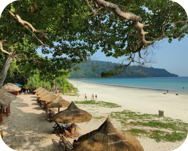 Radhanagar Beach on Havelock Island (Swaraj Dweep)